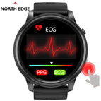 North Edge E102 Smart Watch ECG Watch Sleep Health Blood Pressure and Oxygen Monitor Bracelet