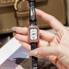 GUOU Women watch belt fashion ladies quartz watch small square watch simple waterproof watch women 8224