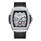 New ONOLA ON6825 Watch for men Multifunctional Quartz Watch Men's Leather Waterproof Watch