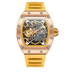ONOLA ON3838 2023 Men watch Live Automatic Mechanical Watch Silicone strap Fashion Waterproof Sports Watch Men's casual ON3838