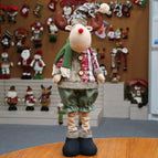 Christmas decorations Christmas scene layout window display creative Christmas decorations Santa Claus doll