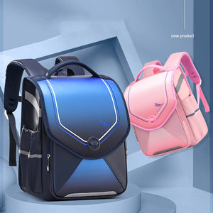 New Children's Flip School Bag Primary School Students 6-12 Years Old student Backpack Boys Girls 3D Space Backpack Waterproof Wear-resistant Ridge Protection Large-capacity Bag