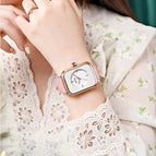 Square Sport Women Watches Korean Fashion Ladies Quartz Casual Rubber Watch for woman