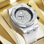 ONOLA ON6805 Fashion Sports Men's Watch Silicone Band Waterproof Multifunctional Quartz Watch Men