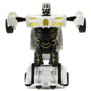 Toy car children's wisdom mini manual deformation car robot boy toy