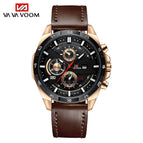 Va Va Voom Men's watch Waterproof Steel strap Business Sports men's Calendar quartz Watch VA-216G