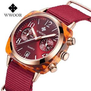 WWOOR 8860 New Fashion Watch Douyin Online Influencer Fashion Brand Multi-Pin Quartz Women's Watch 8860