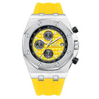 ONOLA ON6805 Fashion Sports Men's Watch Silicone Band Waterproof Multifunctional Quartz Watch Men