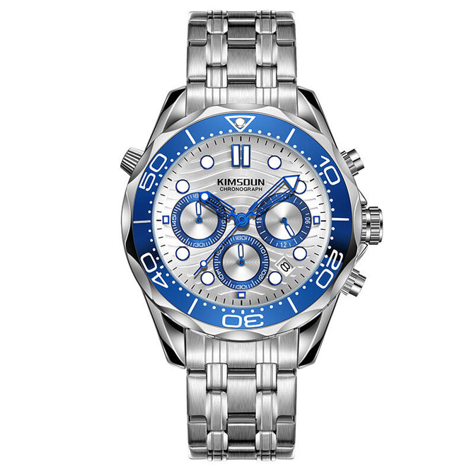 KIMSDUN new high-end watch fashion sports watch men's luminous waterproof quartz watch K-1807B