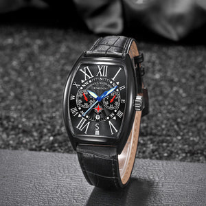 KIMSDUN watch fashion men's watch luminous calendar barrel-shaped quartz watch men K-815B