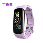 C6T Smart Watch Measuring Body Temperature Heart Rate Blood Pressure Blood Oxygen Sleep Monitoring USB Charging IP67 Sports Smart Bracelet