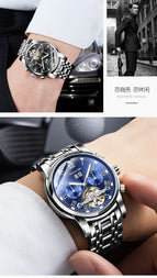 KIMSDUN business watch watch men's tourbillon mechanical watch multi-function luminous waterproof watch K-1896A