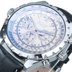 New Jaragar men's fashion leisure hollow multi-functional large dial Automatic mechanical men casual watch SLZf64