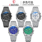 CHENXI men's watch Multi-functional Sports Watch Men's Steel strap Waterproof Quartz quartz Watch CX-948
