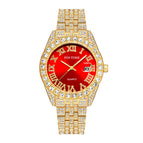 Pintime Watch Men's Quartz Popular Watch Diamond Dial casual men Simple calendar watch 1573