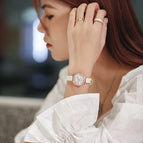GUOU 2021 New Arrive fashion Women Watches quartz movement wristwatch Top luxury female Wrist Watch Girl Leather Watch