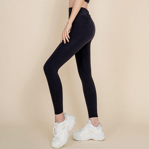 2021 new fitness pants women's high waist cross back yoga pants running dancing exercises sports legging QD25