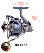 New fishing wheels all-metal wire cup fishing wheels Luya spinning wheel sea rod wheel fishing line wheel anchor fish far-casting wheel