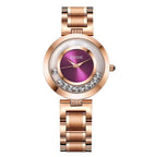 GUOU 8039 Women's Watches Luxury Ladies Watch Rich Rose Gold Rhinestone Bracelet Watches Waterproof watch