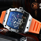 Men's watch Quartz Watch Barrel-Shaped Casual Waterproof Calendar Men's Watch in Stock 9791F