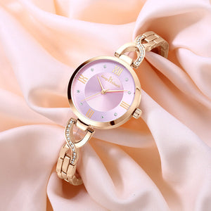 New Waterproof Ladies Watch Quartz Watch Schoolgirl Simple Bracelet Watch K-8098L