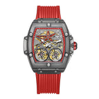 ONOLA ON6828 men's watch double flywheel automatic mechanical watch Men's silicone waterproof watch