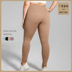 Plus Size Running Sports Pants High Waist Hip Lift Letters Quick-Drying Yoga Pants Skinny Fitness Pants for Women KK162