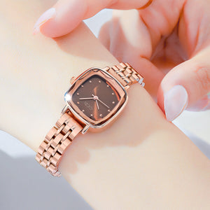 Gedi Women watch new popular female net red fashion Square Watch casual waterproof quartz lady student watch 13022
