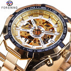 Forsining European and American Men's Fashion luminous Watch Automatic Mechanical men business casual Watch SLZ56