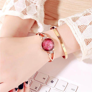 Pollock Luxury Carnival Bracelet Watch  Stainless Steel Fashion Women Wristwatch Hot Style Fashion