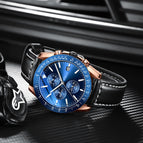 CHENXI new men's multi-function sports three-eye chronograph waterproof luminous calendar quartz watch watch CX-960