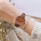 GUOU 8213 Women's Watches Luxury Diamond Watch Fashion ladies Watch Women Clock