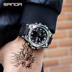 2019 New SANDA 739 Sports Men's Watches Top Brand Luxury Military Quartz Watch Men Waterproof S Shock Clock