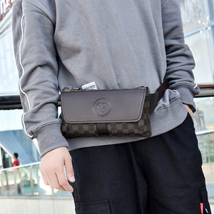 Sports crossbody bag Men's Fashion Square waist bag Sports Outdoor small bag