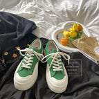 Increased canvas shoes women's 2021 new Japanese and korean ins tide student board shoes big-toed shoes 501