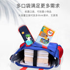 Primary school student tutoring bag boys and girls diagonal handbags light and large capacity BX09