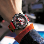 SWISH Watch Men's Multifunctional Chronograph Luminous Sport Men's Watch Silicone Quartz Waterproof Watch SW192