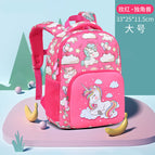 New kindergarten schoolbag cartoon cute boys and girls lightweight multi-layer diving material student backpack 5603