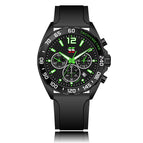 SWISH Watch Men's Multifunctional Chronograph Luminous Sport Men's Watch Silicone Quartz Waterproof Watch SW192