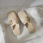 Slippers women's 2022 spring and summer new women's head buckle all-match sandals women's outer wear Muller shoes