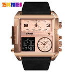 SKMEI 1391 Luxury Quartz Digital Sports Watches Fashion Analog Watch Clock Men casual Waterproof Big Dial watch