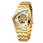 New Tomarch European American Style Men's Fashion Casual Hollow Triangle Automatic Mechanical Men casual Watch TM2133