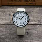 Cartoon Digital Face Boys and Girls Watch Japanese and Korean Fashion Trendy Student Watch Mori Youth Personality Quartz Watch