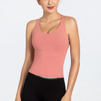 Women's Sports Vest quick drying breathable running dancing yoga Top Y26s6792