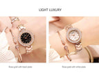 GEDI 3004 Fashion Casual Watch Hot Sale Women Elegant Luxury Stainless Steel Waterproof Ladies Diamond Rhinestone Analog Quartz Wristwatch