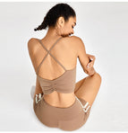 New Sports Underwear Women's Cross Beauty Back Vest Yoga Sports Bra Women's Quick-Drying Running Fitness Clothes