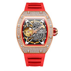 ONOLA ON3838D 2023 New  Men watch Automatic Mechanical Watch Men's Silicone Band Fashion Waterproof men's business casual watch