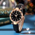 SENO Star Watch Ladies Fashion Trend Waterproof Belt Quartz Women Watch S047