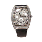 Fashion Net Red New Barrel Genuine Large Men's Watch Belt Diamond Women's Watch Waterproof Watch