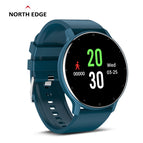 North Edge Color screen round full touch smart watch man and women heart rate blood oxygen detection sleep reminder watch NL02